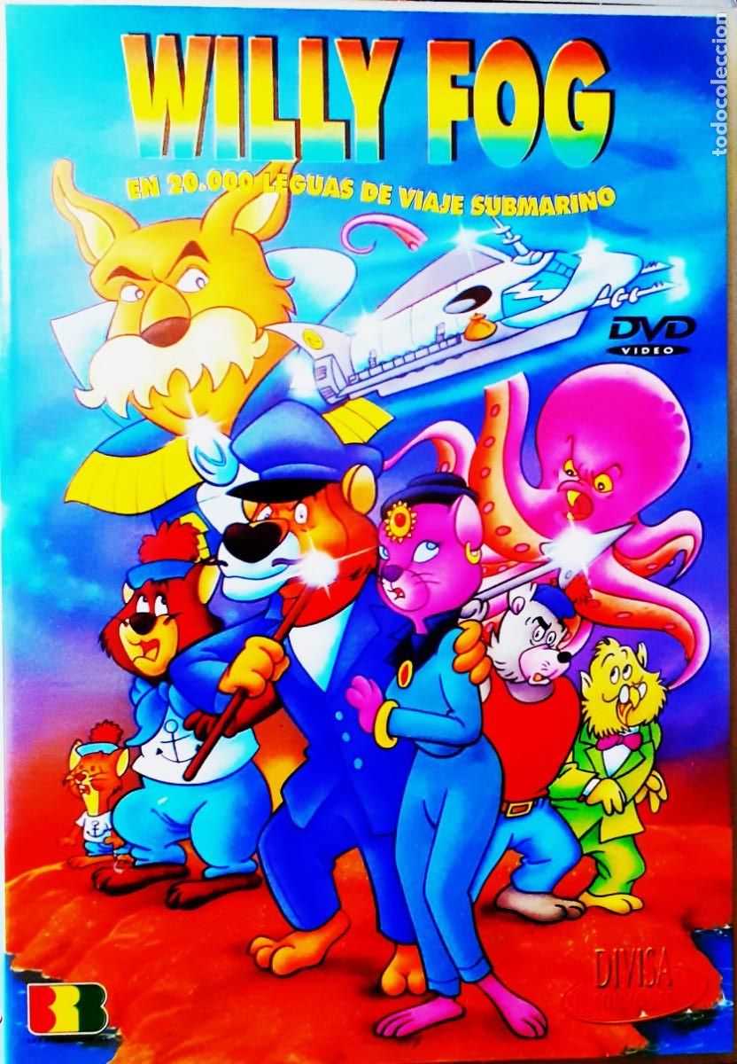 Cine: Willy Fog en 20.000 leguas de viaje submarino. Cine en DVD. Coleccion.