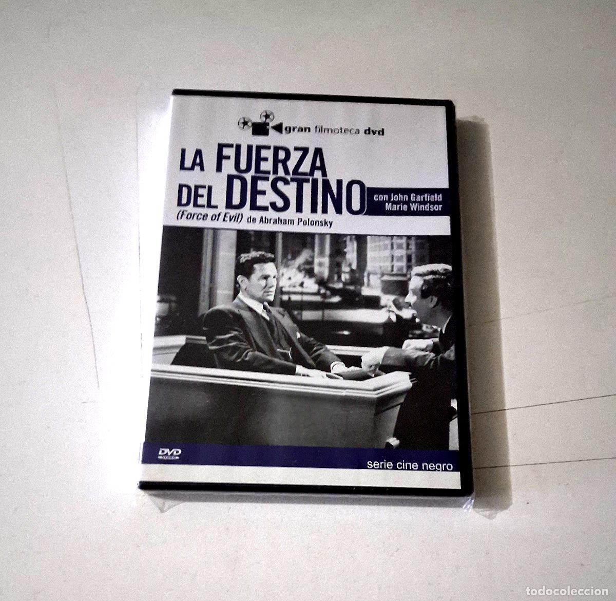 Cine: DVD &rdquo;LA FUERZA DEL DESTINO&rdquo; COMO NUEVO JOHN GARFIELD ABRAHAM POLONSKY