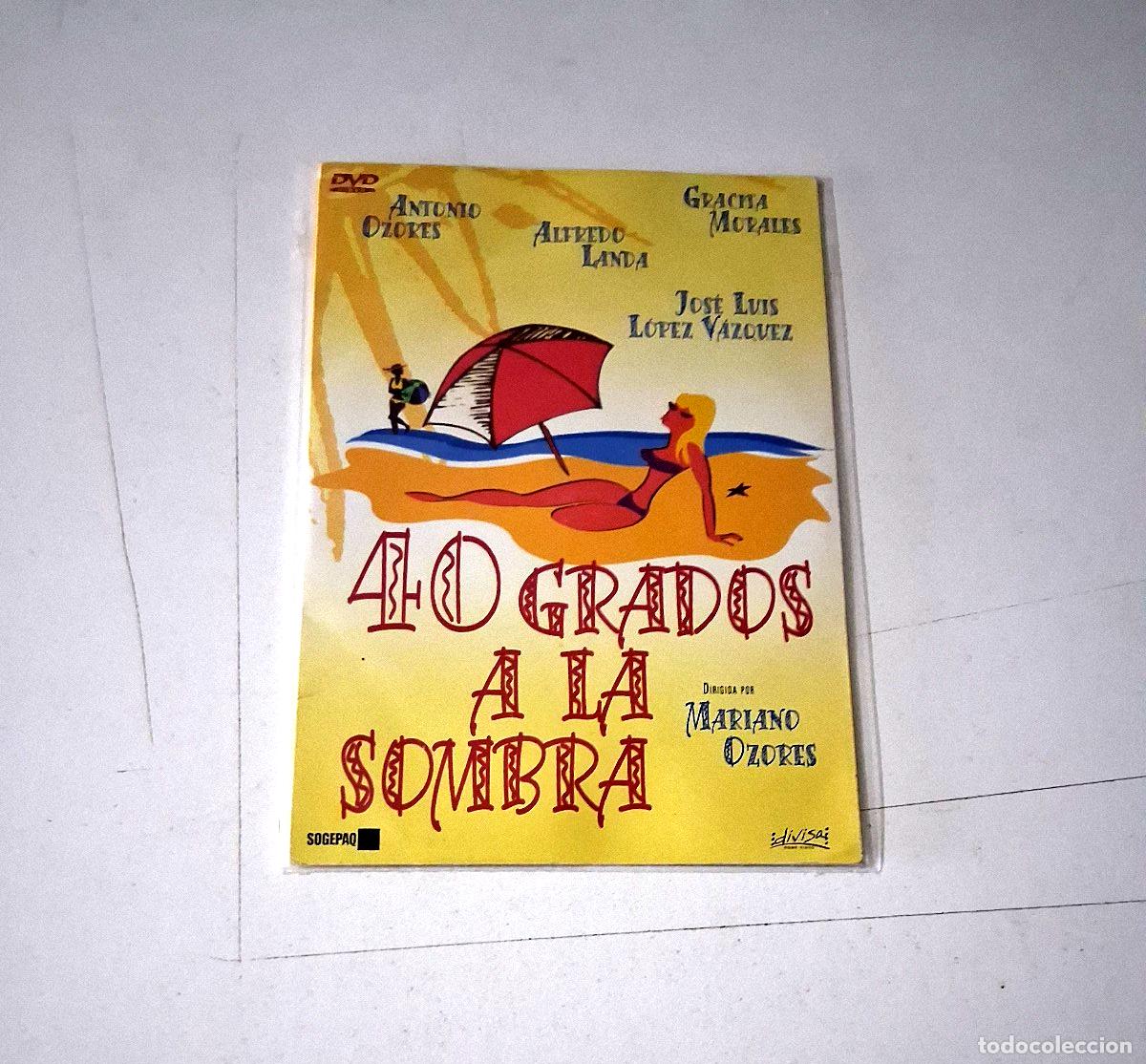 Cine: DVD &rdquo;40 GRADOS A LA SOMBRA&rdquo; CAJA CARTON FINA MARIANO OZORES ANTONIO ALFREDO LAND