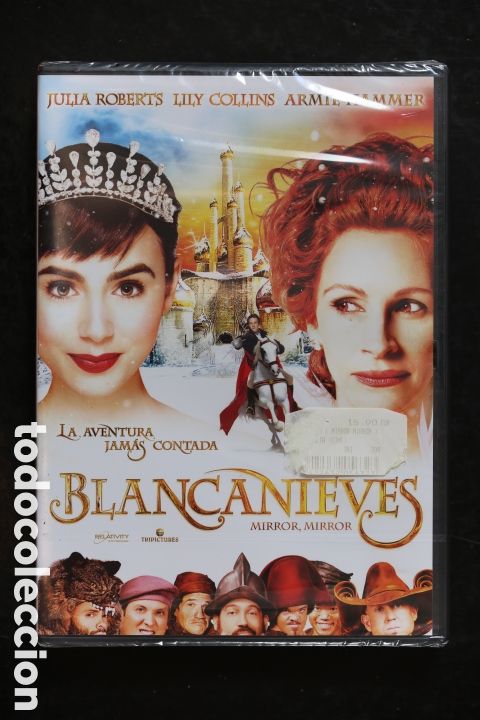 Cine: DVD precintado. BLANCANIEVES. Mirror, Mirror. Lily Collins, Julia Roberts. Nuevo a estrenar.