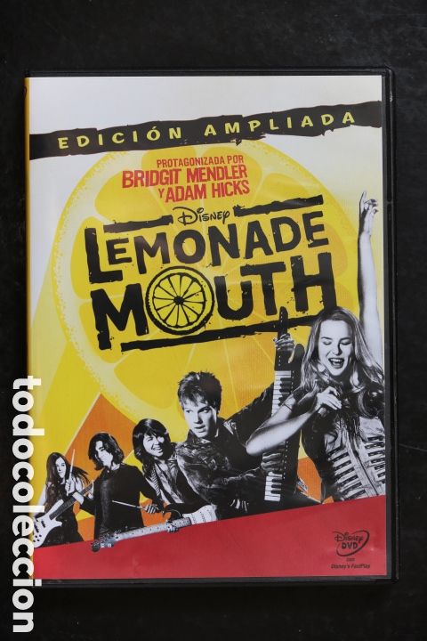 Cine: DVD. LEMONADE MOUTH. Edici&oacute;n Ampliada. Largometraje Disney.