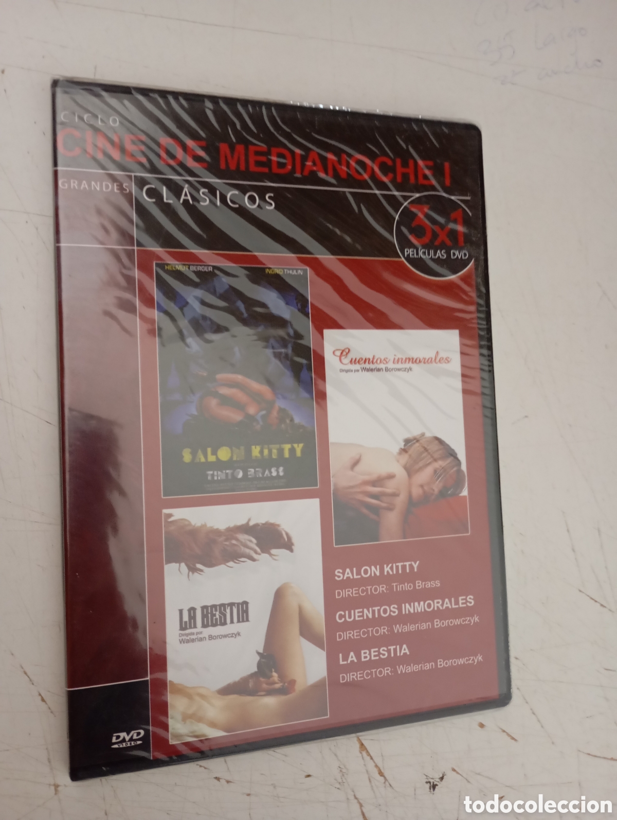 Cine: CINE DE MEDIANOCHE - GRANDES CL&Aacute;SICOS - 3X1 PEL&Iacute;CULAS DVD
