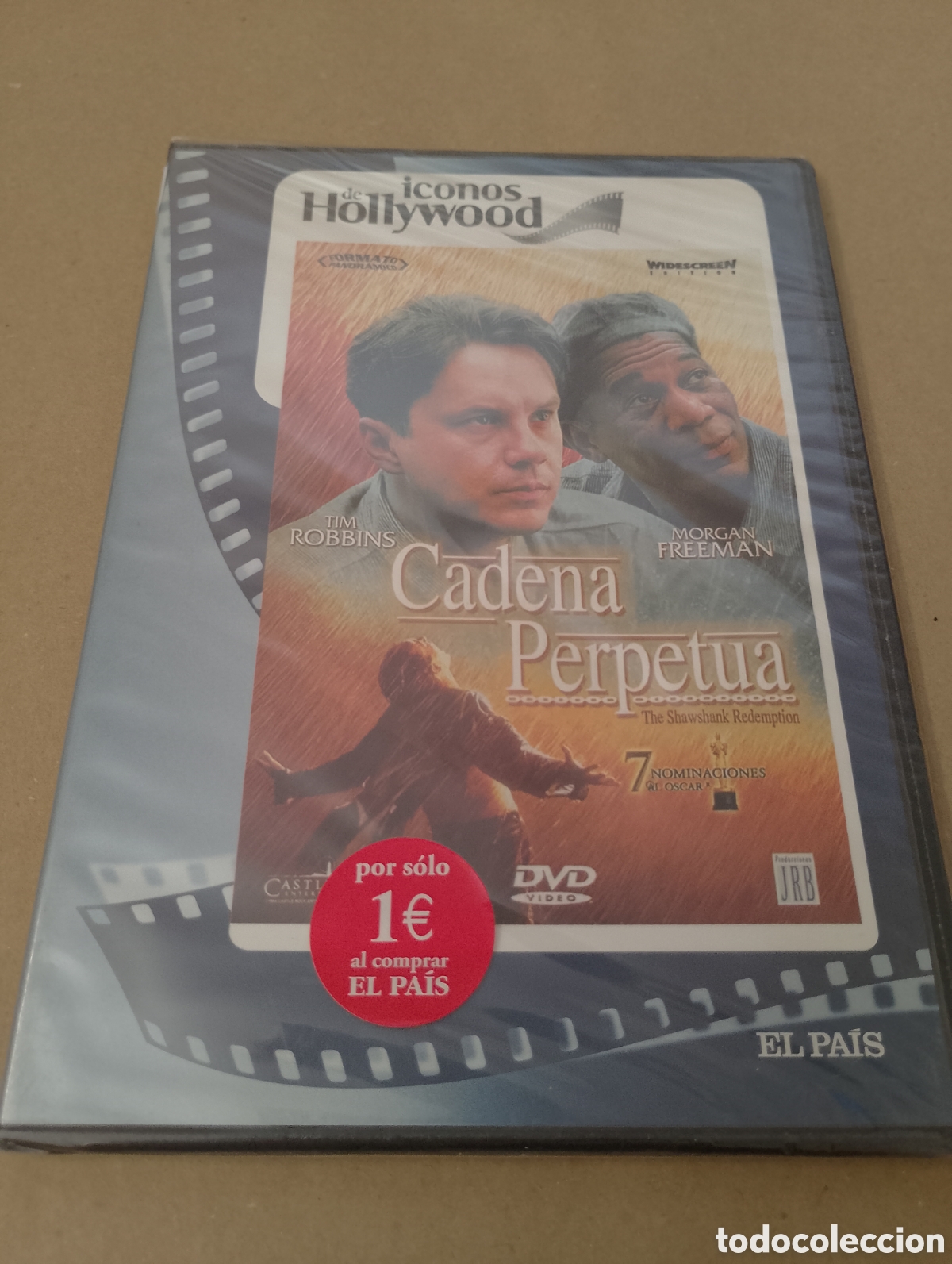 Cinema: Dvd. Cadena Perpetua. Precintado. Con Tim Robbins y Morgan Freeman.