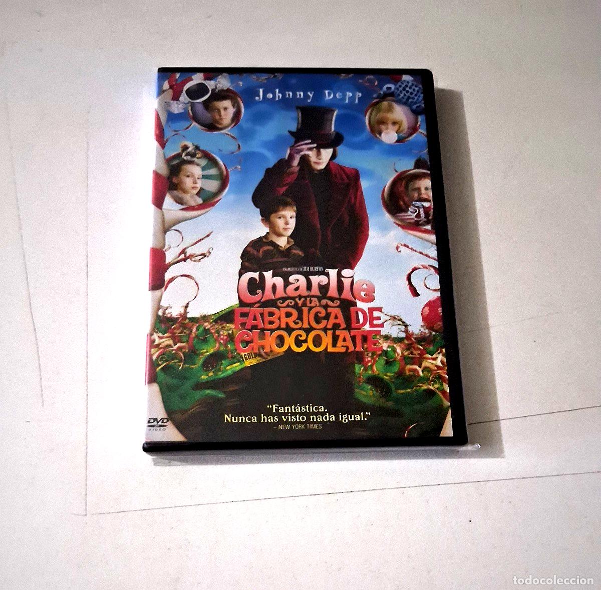 Cine: DVD &rdquo;CHARLIE Y LA FABRICA DE CHOCOLATE&rdquo; TIM BURTON JOHNNY DEPP ROALD DAHL
