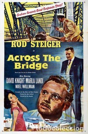 Cine: Al otro lado del Puente - Across the Bridge-Rod Steiger, David Knight DVD Nuevo