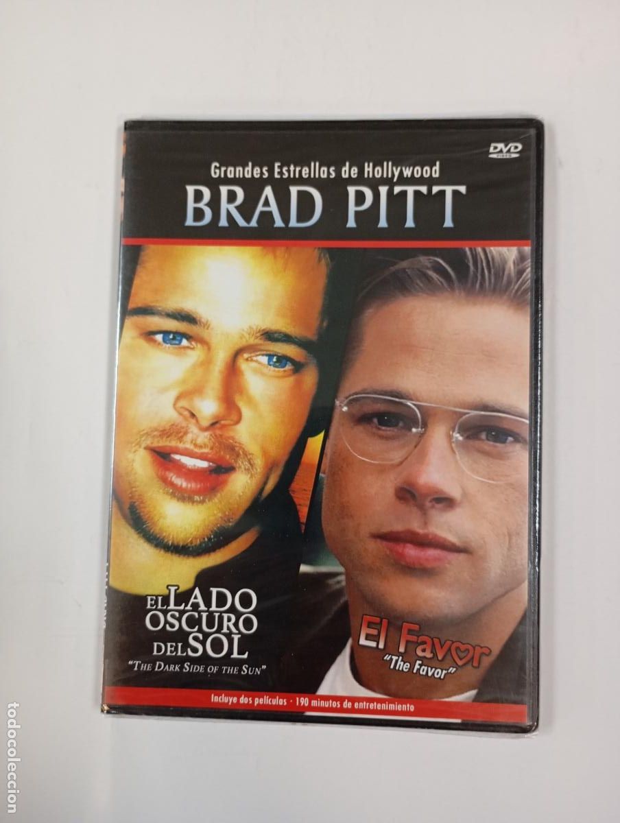 Cine: ESTRELLAS DE HOLLYWOOD. BRAD PITT. EL LADO OSCURO DEL SOL. EL FAVOR. DVD. NUEVO. TDKV146