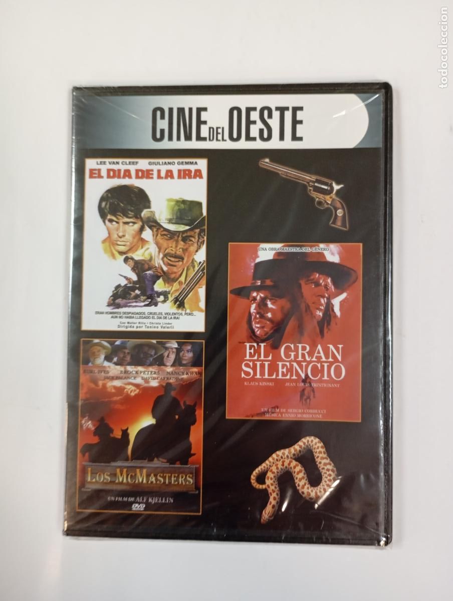 Cine: CINE DEL OESTE. EL D&Iacute;A DE LA IRA. EL GRAN SILENCIO. DVD. NUEVO. TDKV146