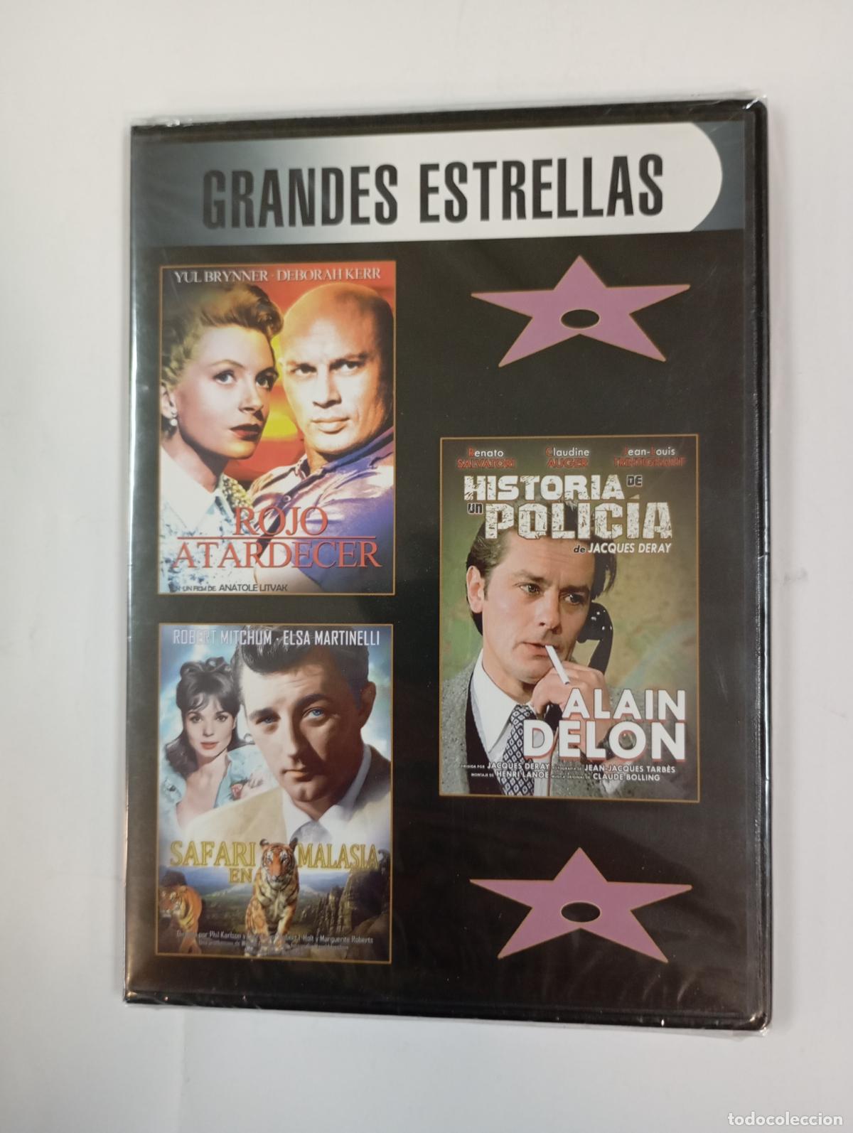 Cine: GRANDES ESTRELLAS. ROJO ATARDECER. SAFARI EN MALASIA. DVD. NUEVO. TDKV146