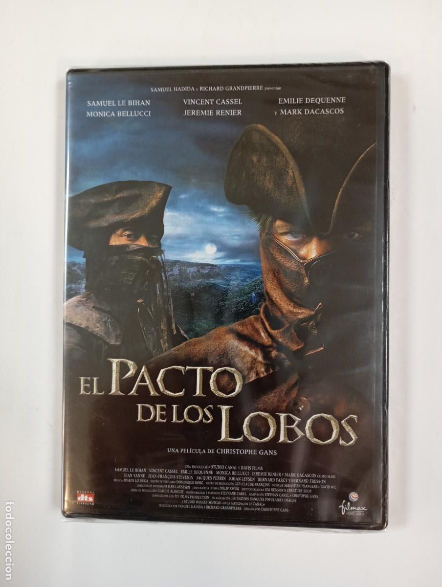 Cine: EL PACTO DE LOS LOBOS. DVD. NUEVO. TDKV146