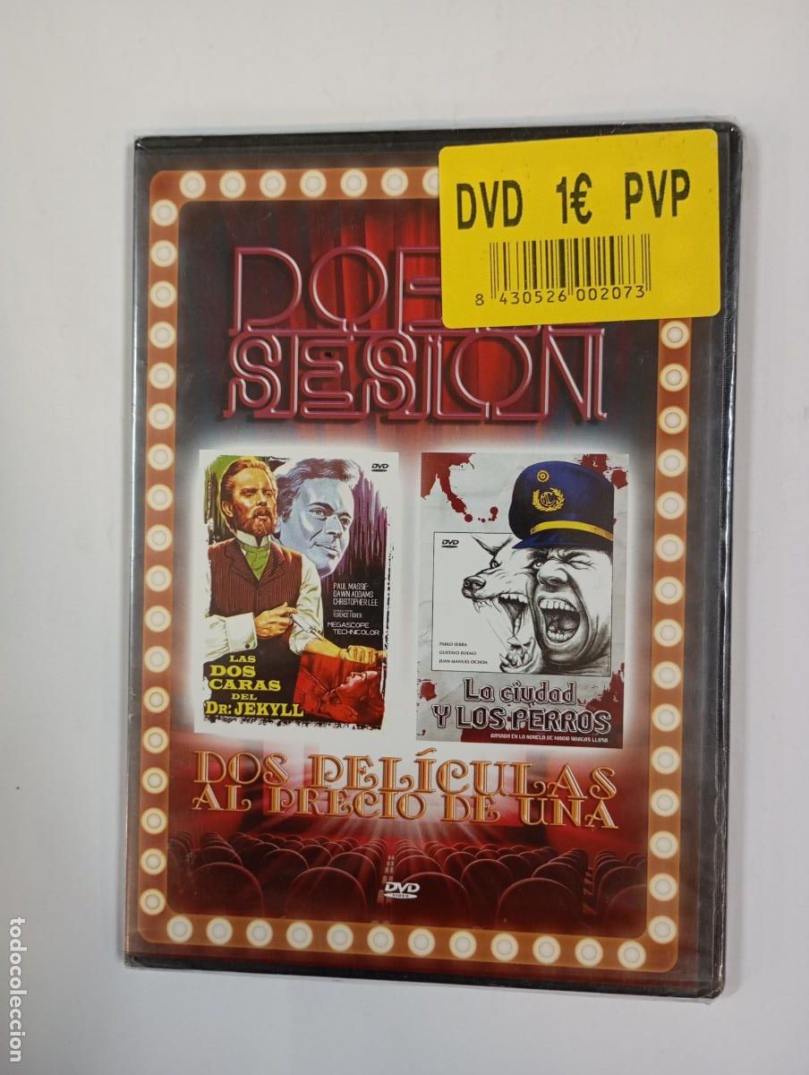 Cine: DOBLE SESI&Oacute;N. LAS CARAS DE MR. JEKYLL. LA CIUDAD Y LOS PERROS. DVD. NUEVO. TDKV146