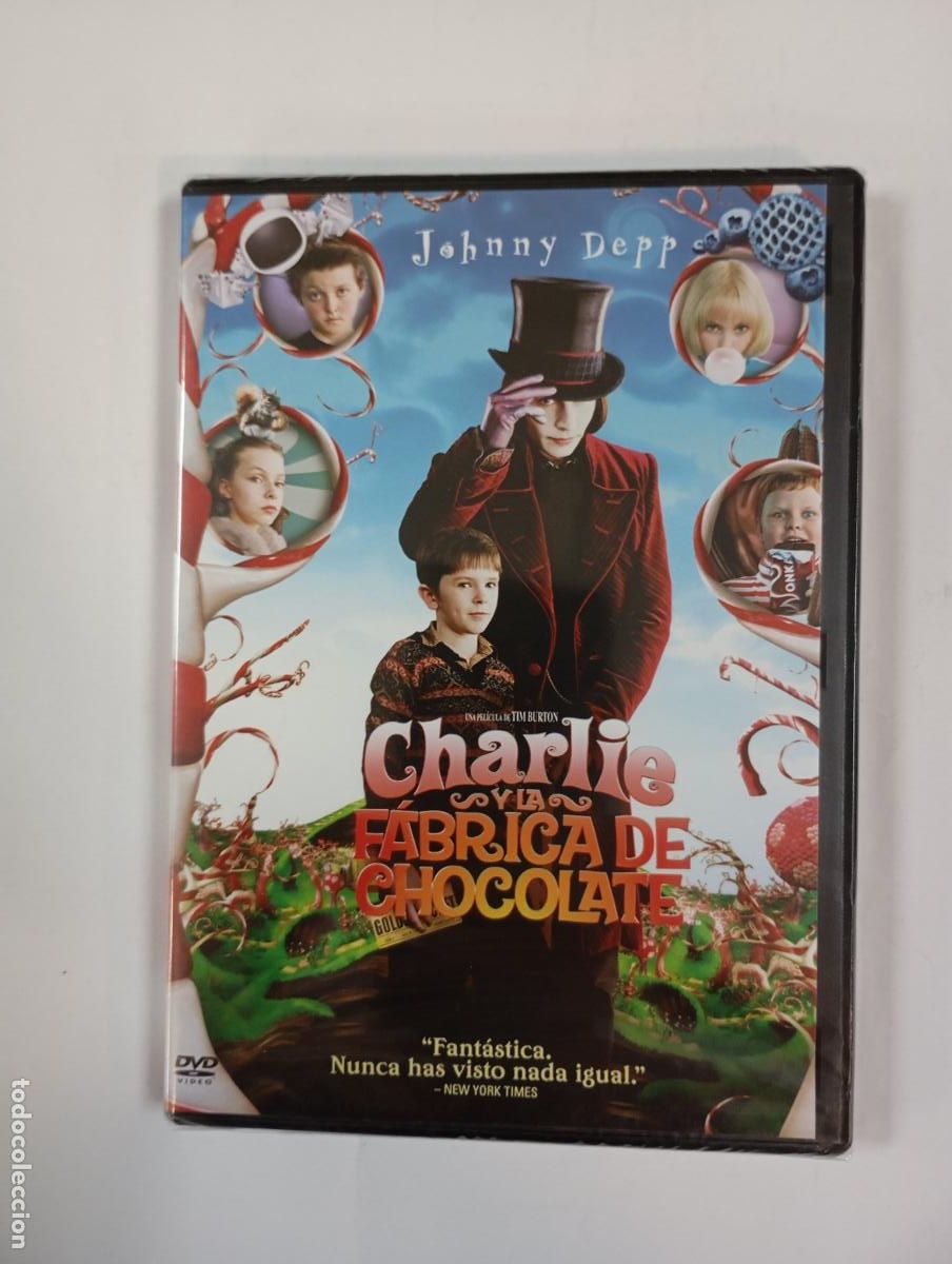 Cinema: CHARLIE Y LA F&Aacute;BRICA DE CHOCOLATE. DVD. NUEVO. TDKV146