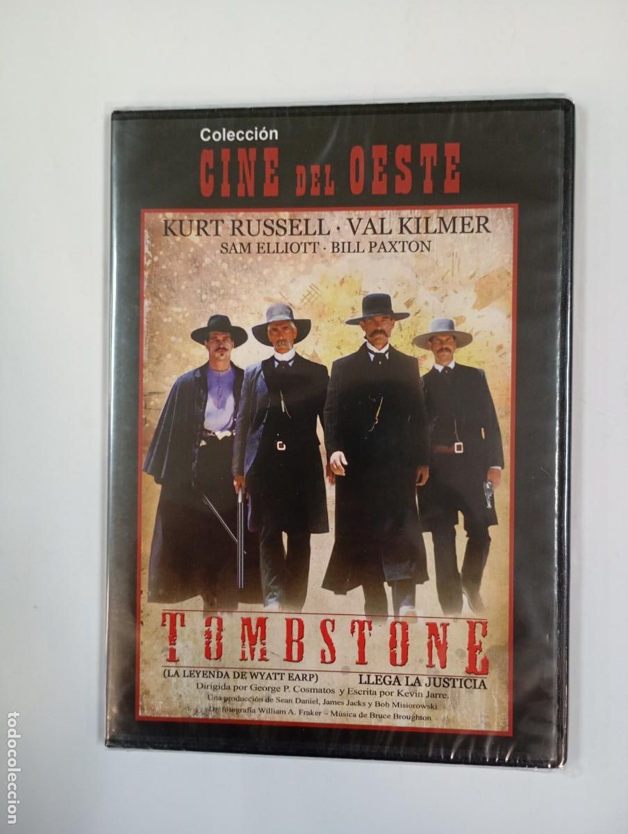 Cinema: TOMBSTONE. CINE DEL OESTE. DVD. NUEVO. TDKV146