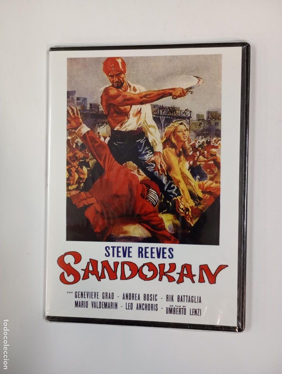 Cin&eacute;ma: SANDOKAN. STEVE REEVES. DVD. NUEVO. TDKV146