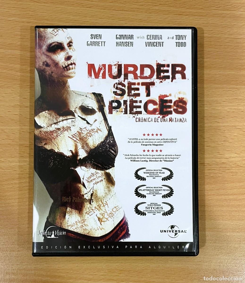 Cine: DVD CINE DE TERROR CON ASESINO EN SERIE - MURDER SET PIECES, CR&Oacute;NICA DE UNA MATANZA (2004)