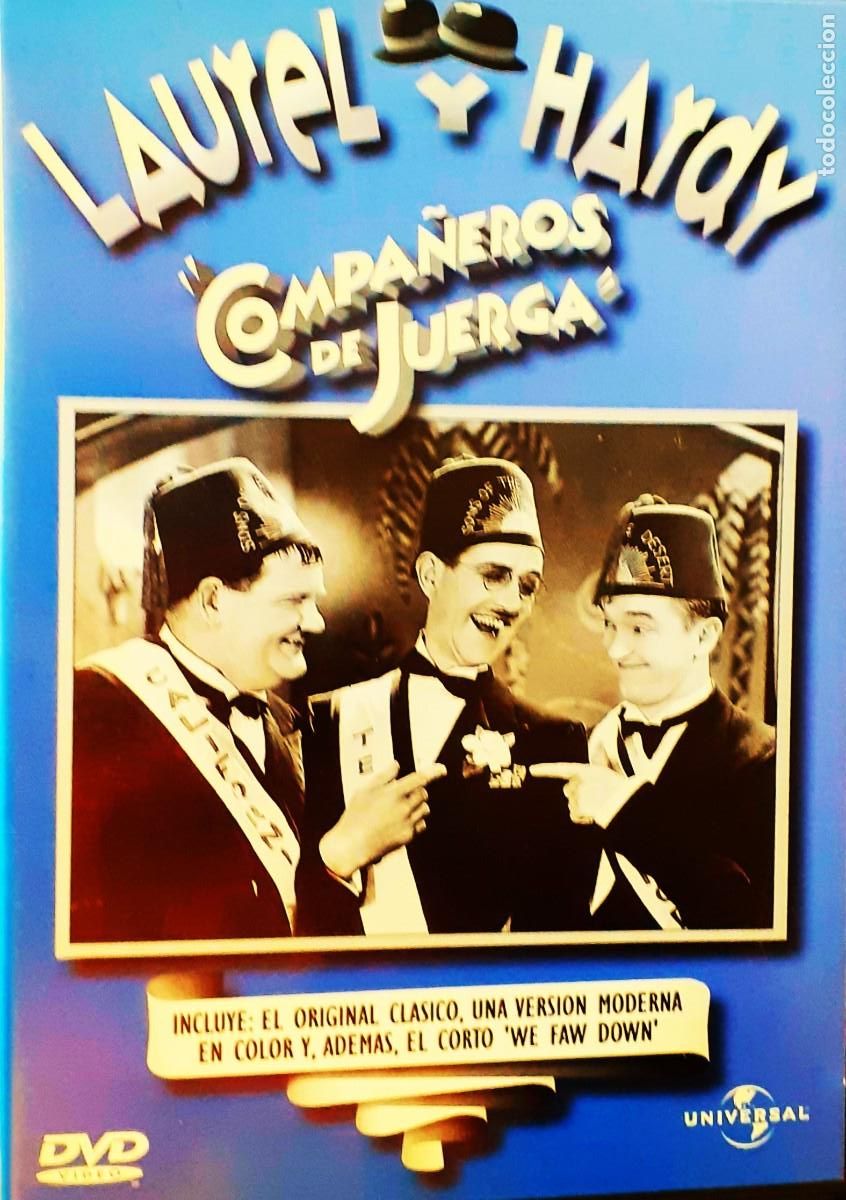 Cine: LAUREL & HARDY, EN... COMPA&Ntilde;EROS DE JUERGA. CINE EN DVD. DE COLECCION.