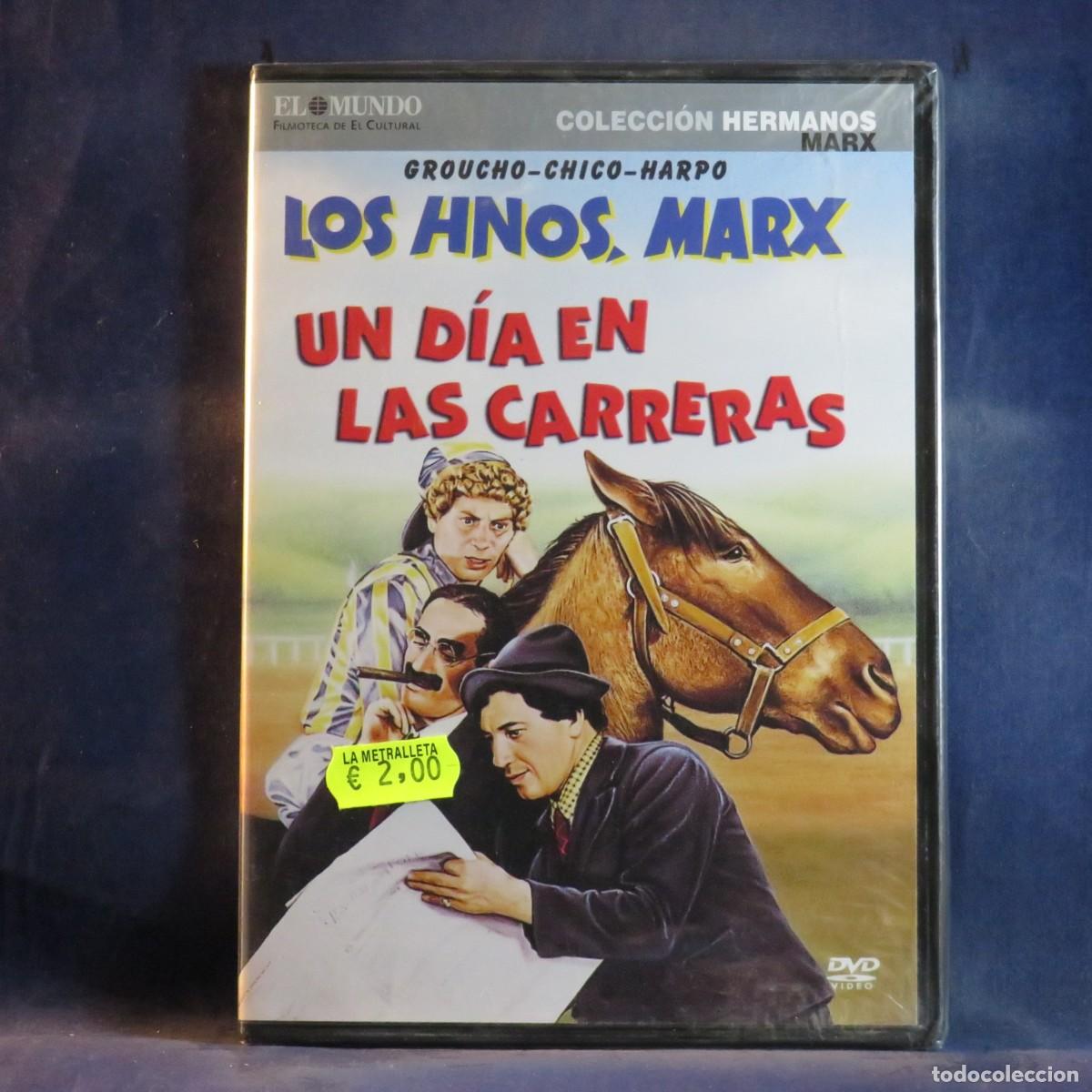 Cine: LOS HERMANOS MARX - UN D&Iacute;A EN LAS CARRERAS - DVD CAJA FINA