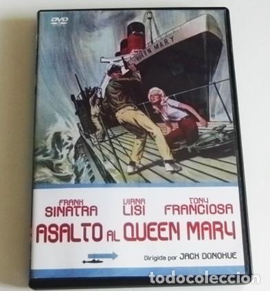 Cine: ASALTO AL QUEEN MARY DVD PEL&Iacute;CULA FRANK SINATRA VIRNA LISI TONY FRANCIOSA ROBO BARCO SUBMARINO MAR