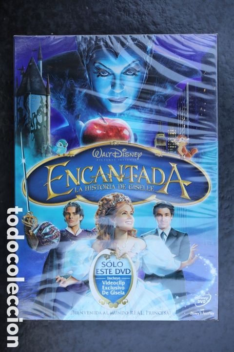 Cine: DVD precintado. ENCANTADA LA HISTORIA DE GISELLE. Largometraje en imagen real de Disney. Nuevo