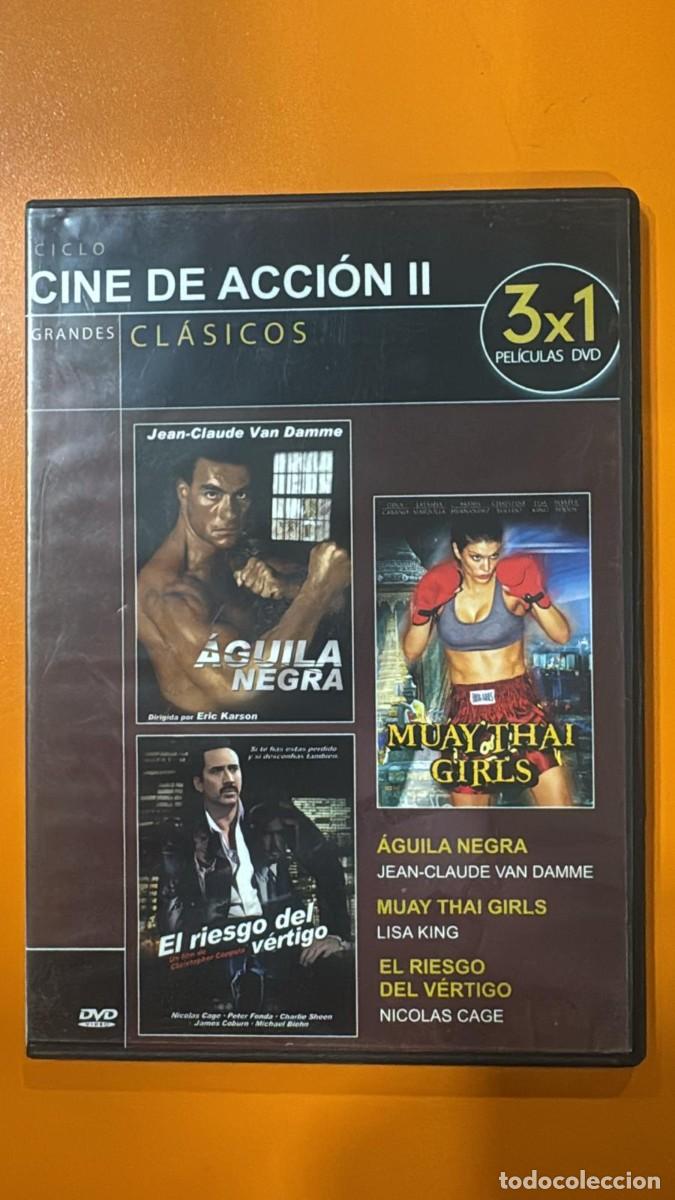Cine: &Aacute;guila Negra/ Muay Thai Girls/ El Riesgo Del V&eacute;rtigo [DVD]