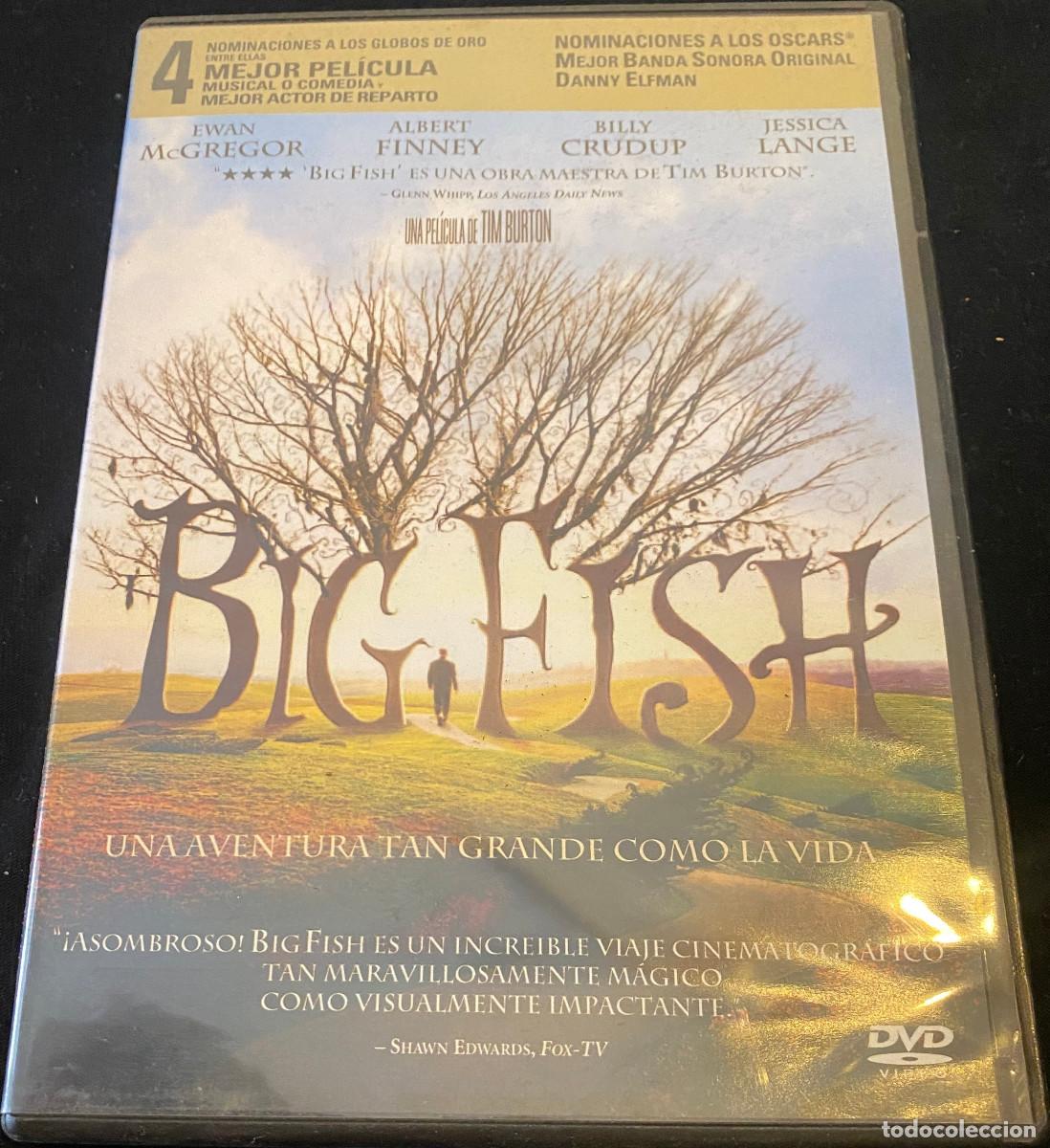 Cine: 'Big Fish', de Tim Burton. Drama fant&aacute;stico. Sony Pictures Video. Con muchos extras. Buen estado.