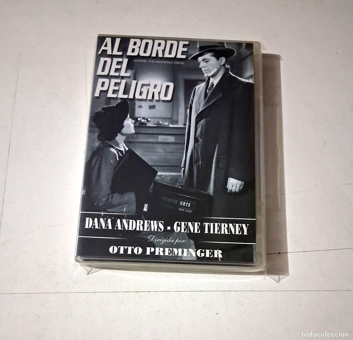 Cine: DVD &rdquo;AL BORDE DEL PELIGRO&rdquo; COMO NUEVO OTTO PREMINGER DANA ANDREWS GENE TIERNEY