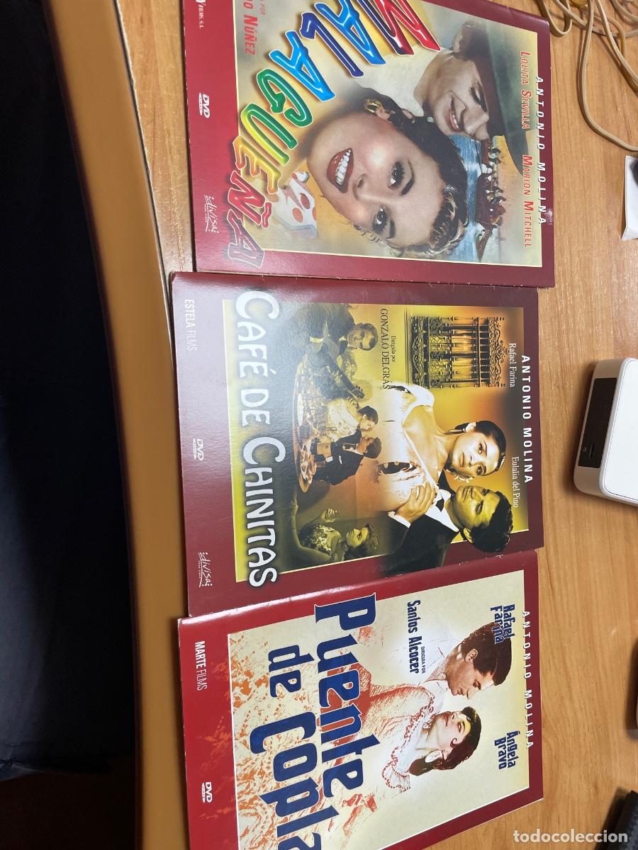 Cine: 3 pel&iacute;culas de Antonio Molina dvd
