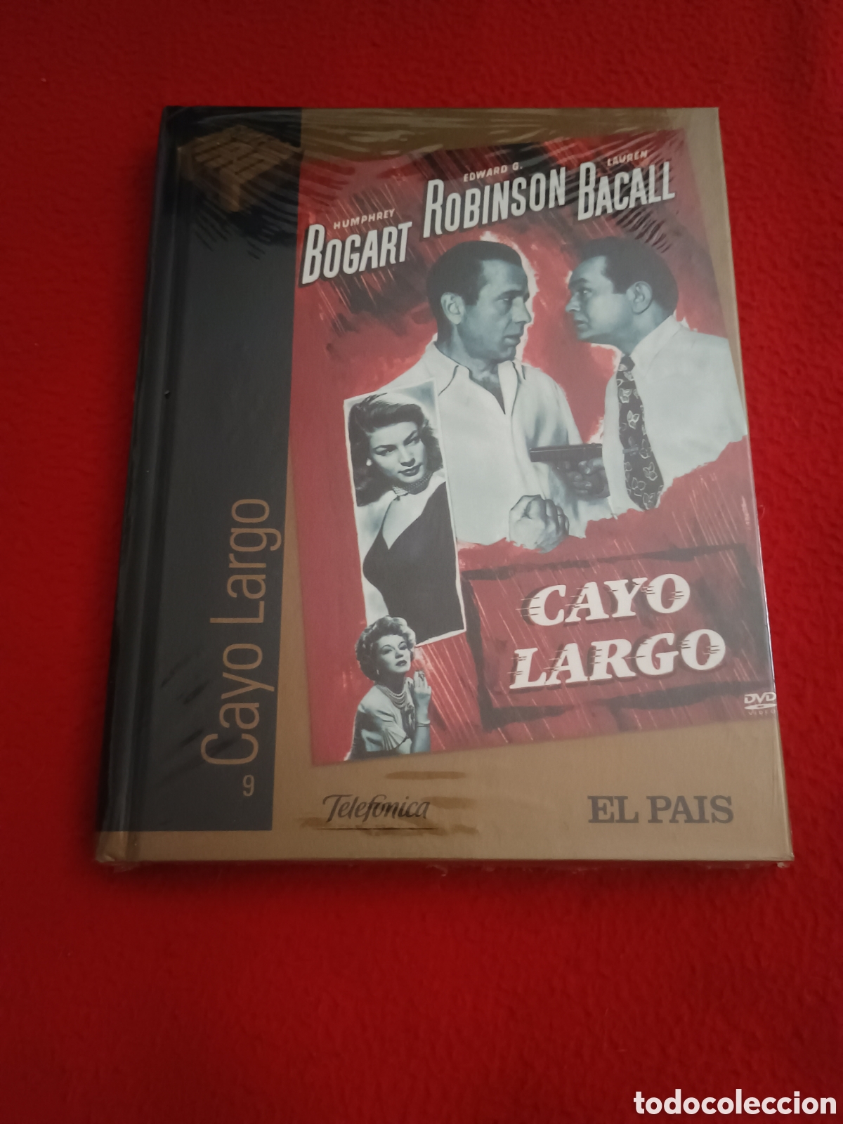 Cine: Libro dvd cayo largo - John huston humphrey bogart Lauren bacall Edward g robinson
