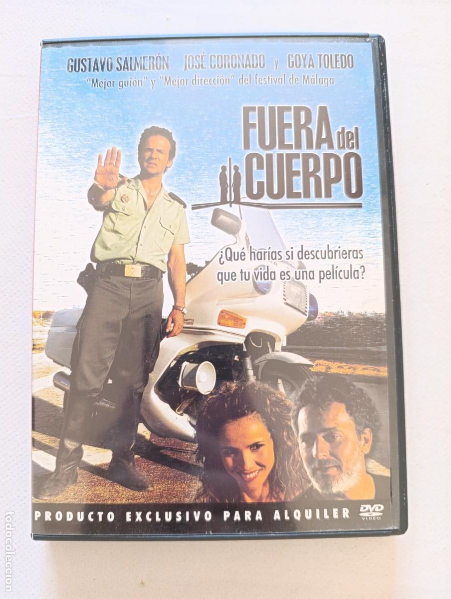 Cine: DVD FUERA DEL CUERPO - EDICION DE ALQUILER - GUSTAVO SALMERON, JOSE CORONADO (I3)