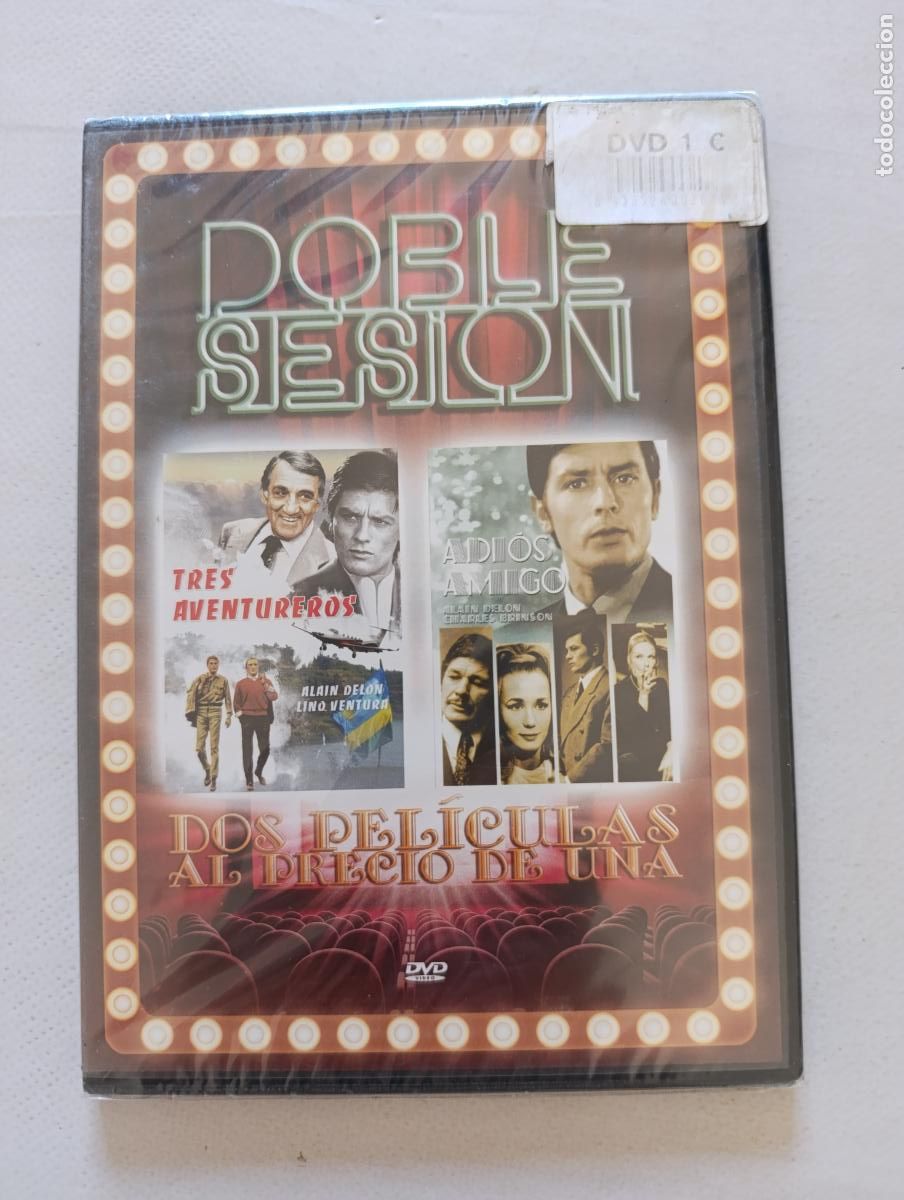 Cine: DVD TRES AVENTUREROS / ADIOS AMIGO - CAJA SLIM - NUEVO, PRECINTADO (I3)