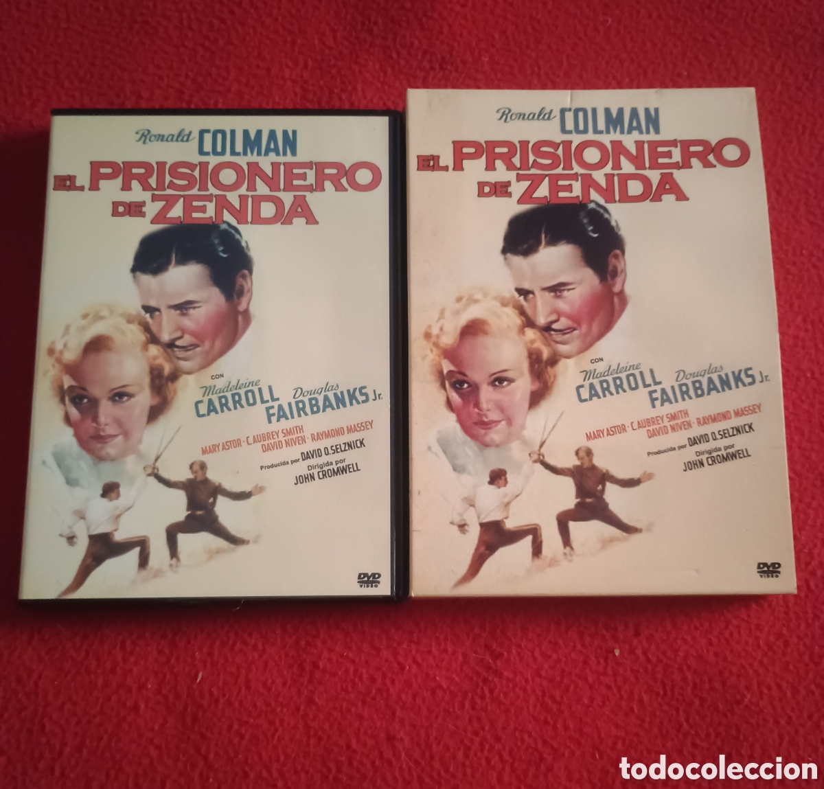 Cine: Dvd prisionero de zenda - ronald colman david niven mary astor