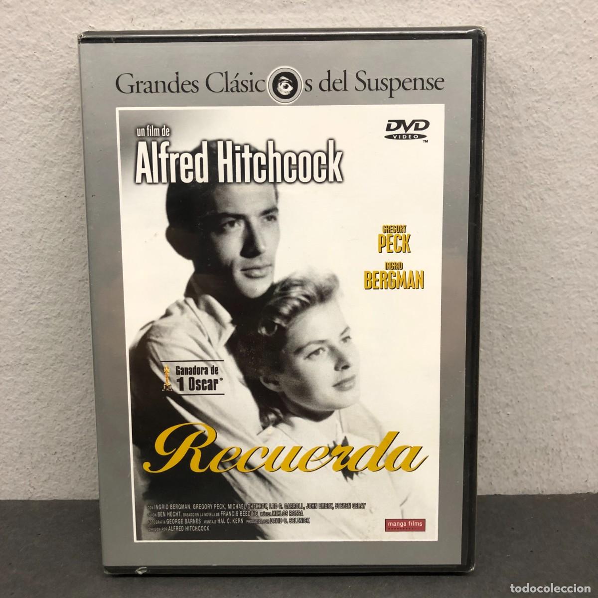 Cine: ALFRED HITCHCOCK - RECUERDA - INGRID BERGMAN - PRECINTADA - DVD - PEL&Iacute;CULA - CINE / 1459