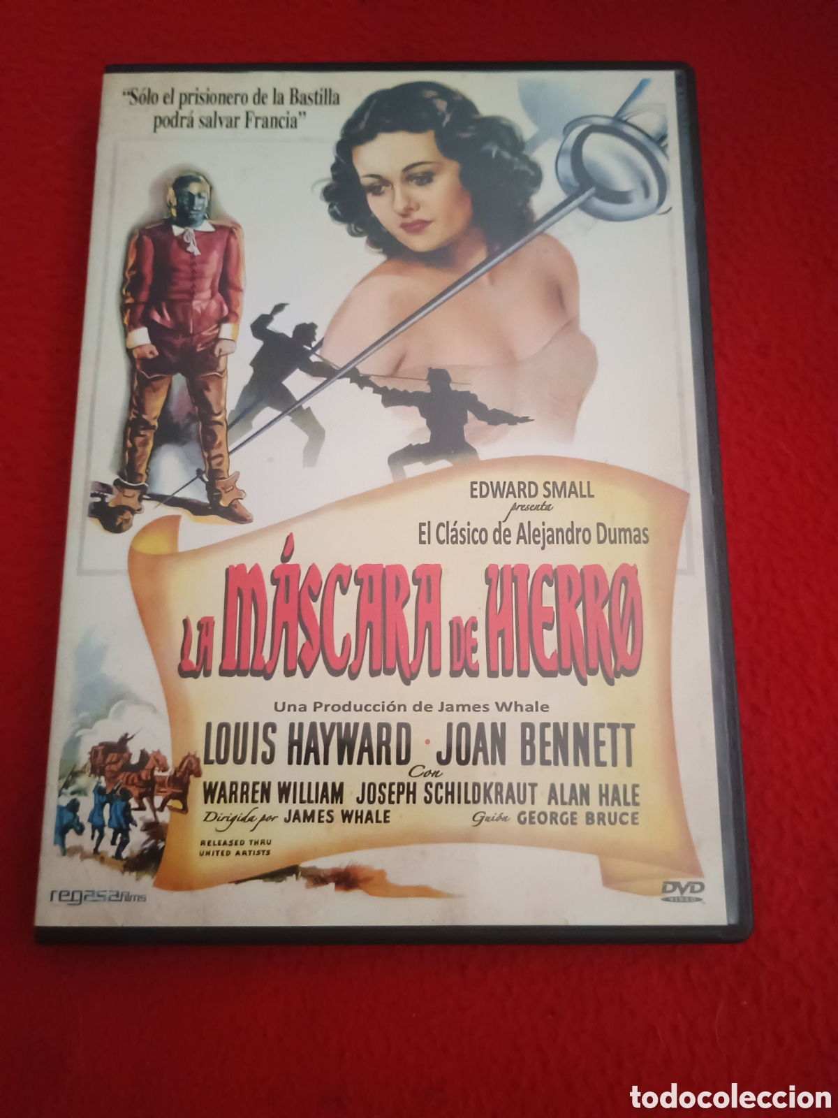 Cine: Dvd la mascara de hierro - james whale joan bennett Louis hayward