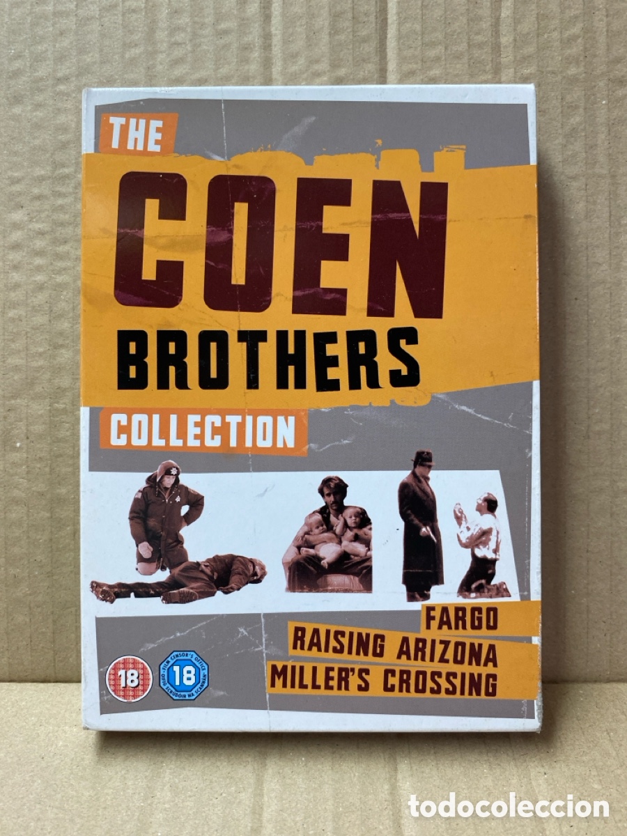 Cine: DVD THE COEN BROTHERS COLLECTION. FARGO + RAISING ARIZONA + MILLERS CROSSING.