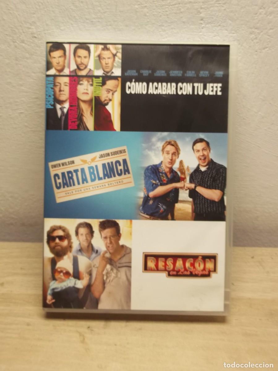 Cine: C&oacute;mo Acabar Con Tu Jefe + Carta Blanca + Resac&oacute;n En Las Vegas 3 X DVD