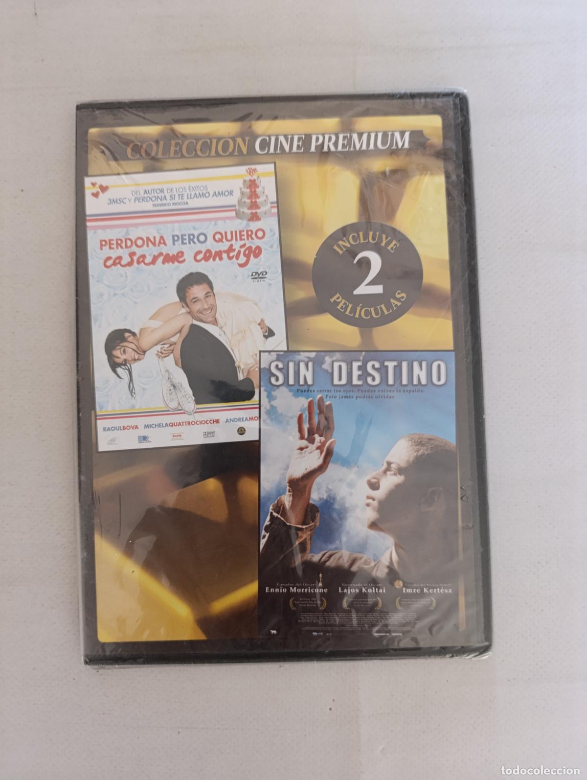 Cine: DVD PERDONA PERO QUIERO CASARME CONTIGO / SIN DESTINO - CAJA SLIM - NUEVO, PRECINTADO (L3)