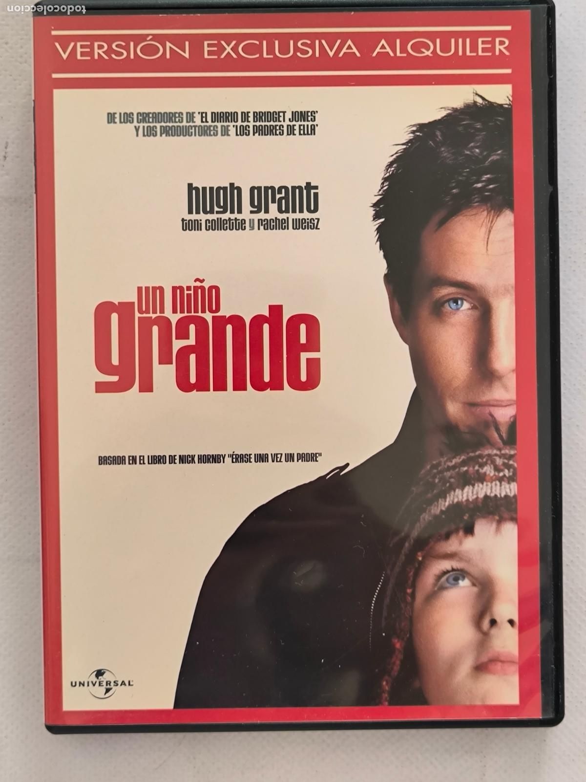 Cinema: DVD UN NI&Ntilde;O GRANDE - EDICION DE ALQUILER - HUGH GRANT (O3)