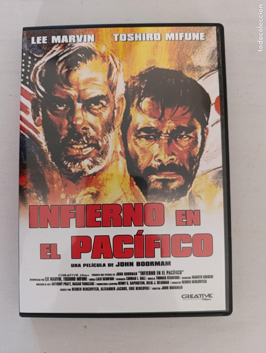 Cinema: DVD INFIERNO EN EL PACIFICO - LEE MARVIN, TOSHIRO MIFUNE (N3)