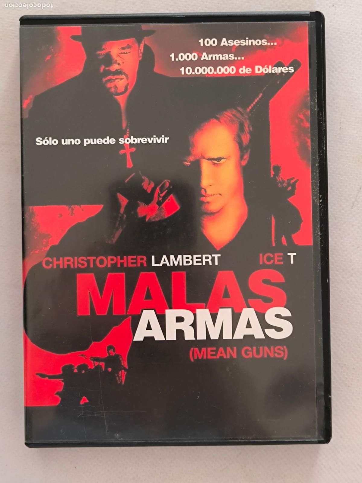 Cinema: DVD MALAS ARMAS (MEAN GUNS) - CHRISTOPHER LAMBERT (P3)