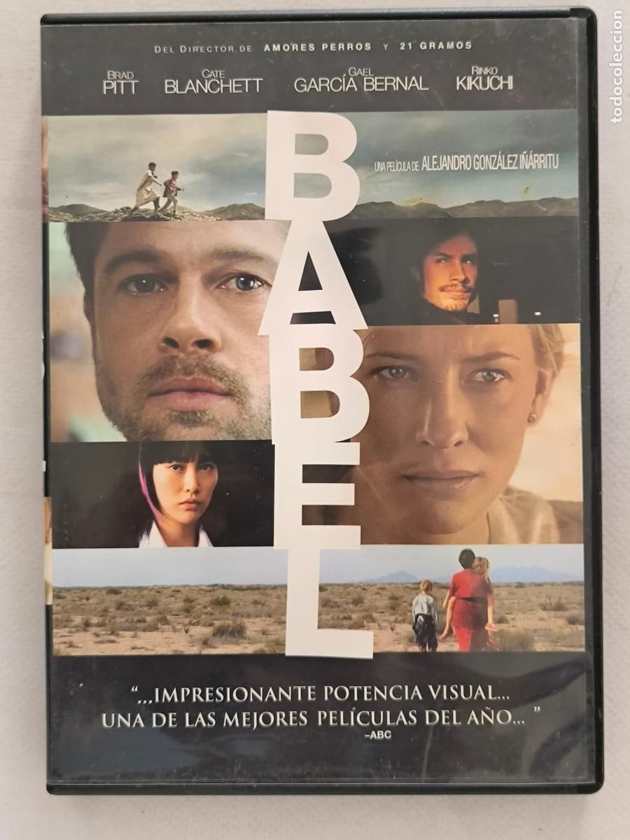 Cine: DVD BABEL - BRAD PITT, CATE BLANCHETT (Q3)