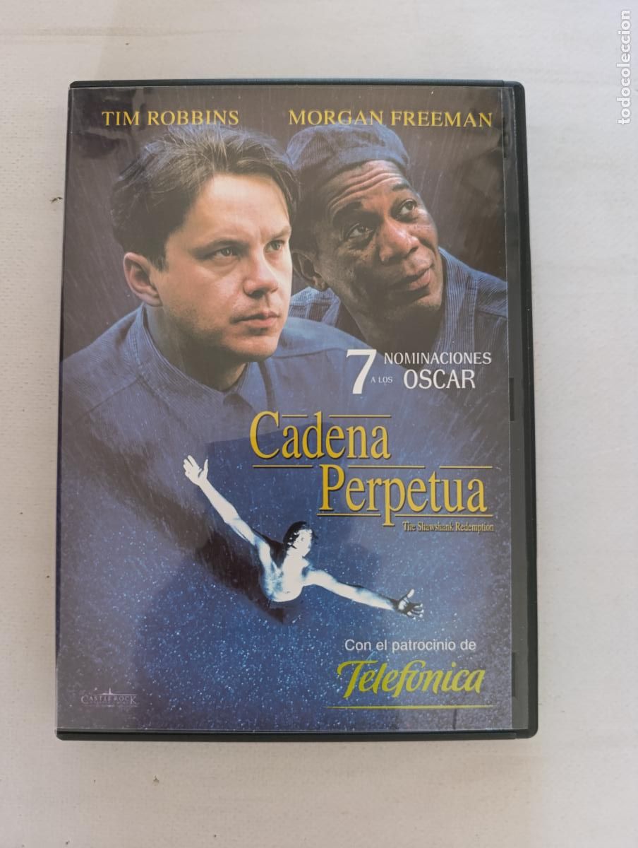 Cine: DVD CADENA PERPETUA - TIM ROBBINS, MORGAN FREEMAN (S3)