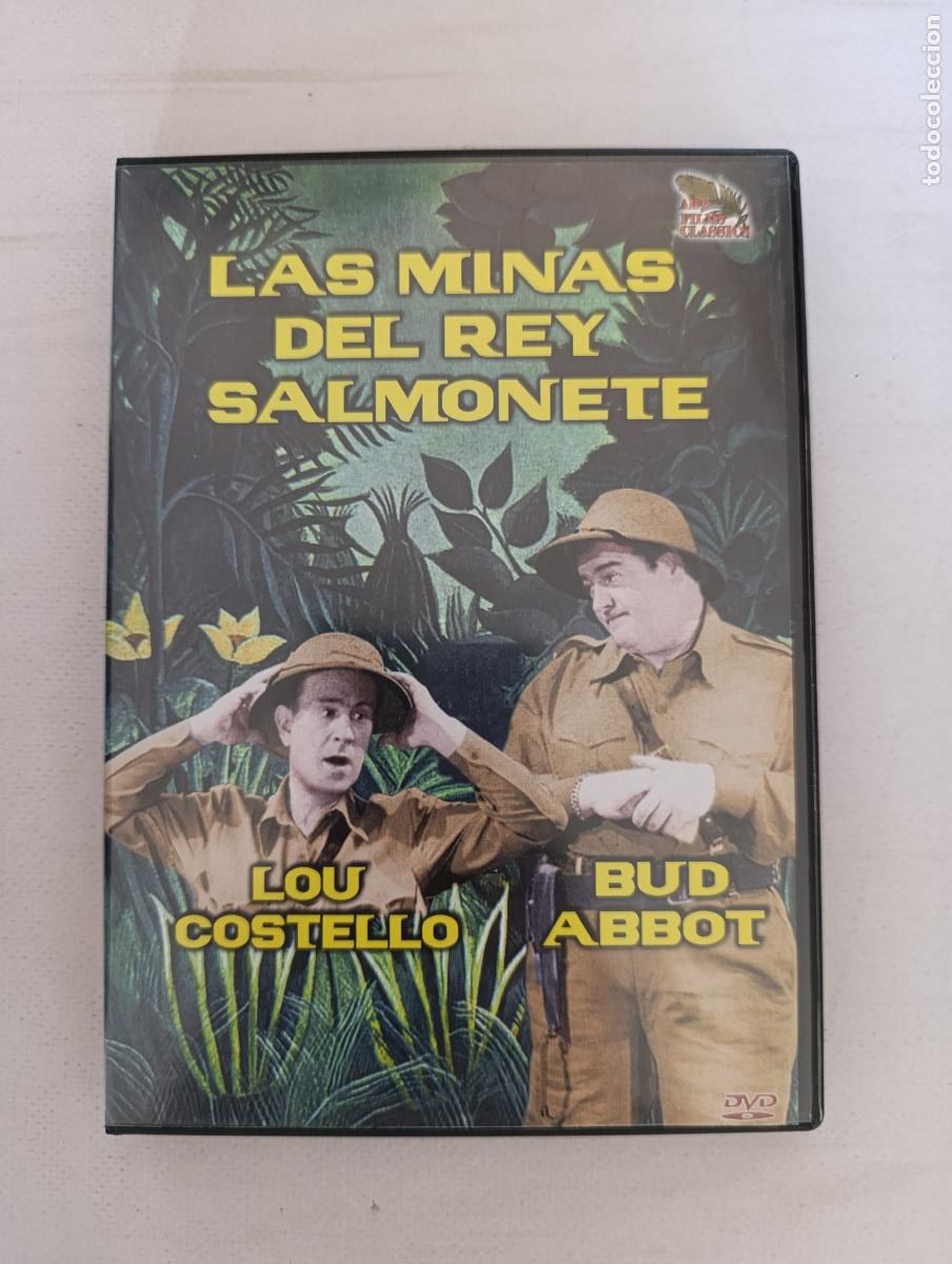 Cine: DVD LAS MINAS DEL REY SALMONETE - LOU COSTELLO, BUD ABBOT (S3)