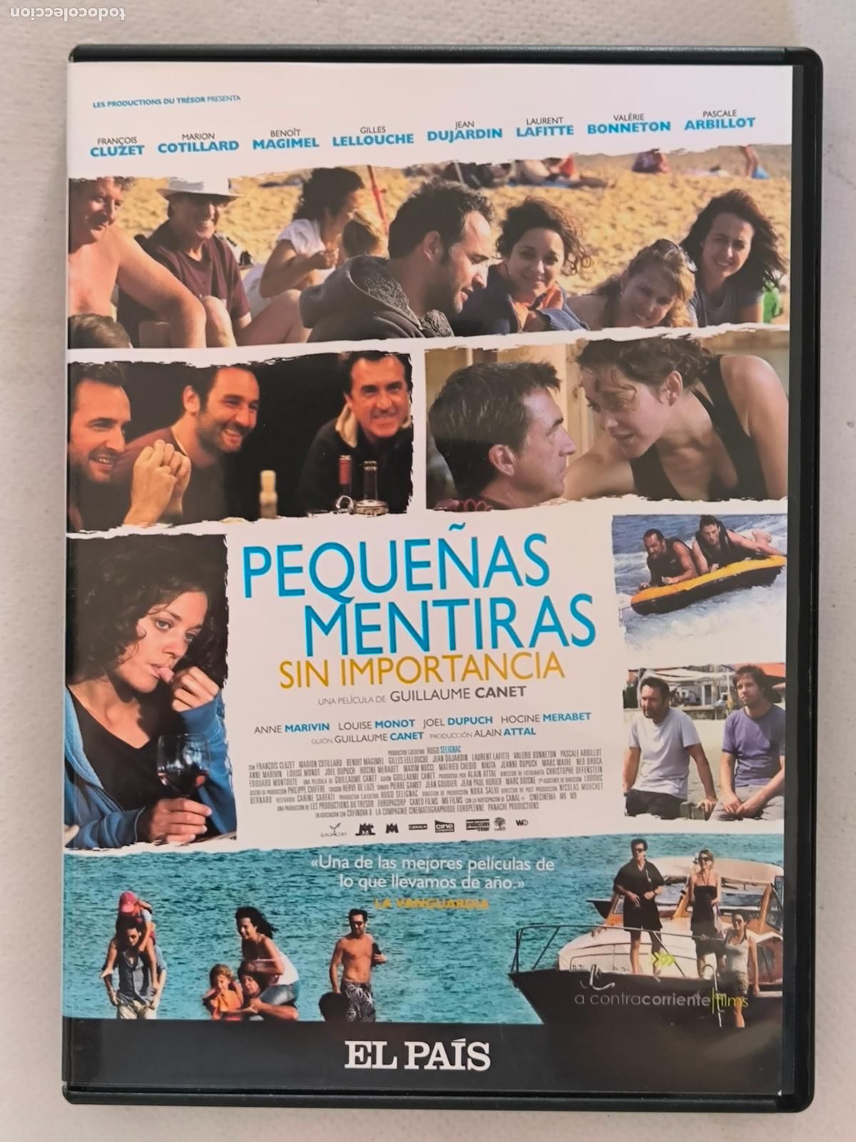 Cine: DVD PEQUE&Ntilde;AS MENTIRAS SIN IMPORTANCIA - GUILLAUME CANET (R3)