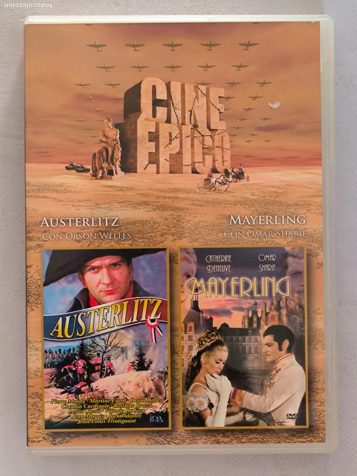 Cine: DVD AUSTERLITZ / MAYERLING - 2 PELICULAS (R3)