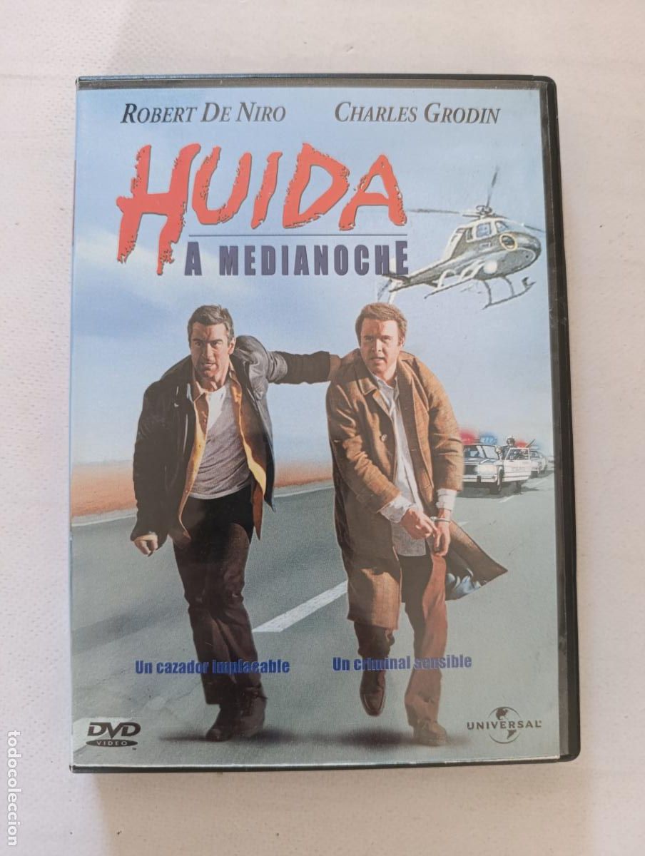 Cine: DVD HUIDA A MEDIANOCHE - ROBERT DE NIRO (T3w)
