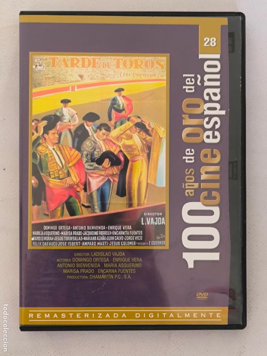 Cine: DVD TARDE DE TOROS - CARATULA RECORTADA (U3)