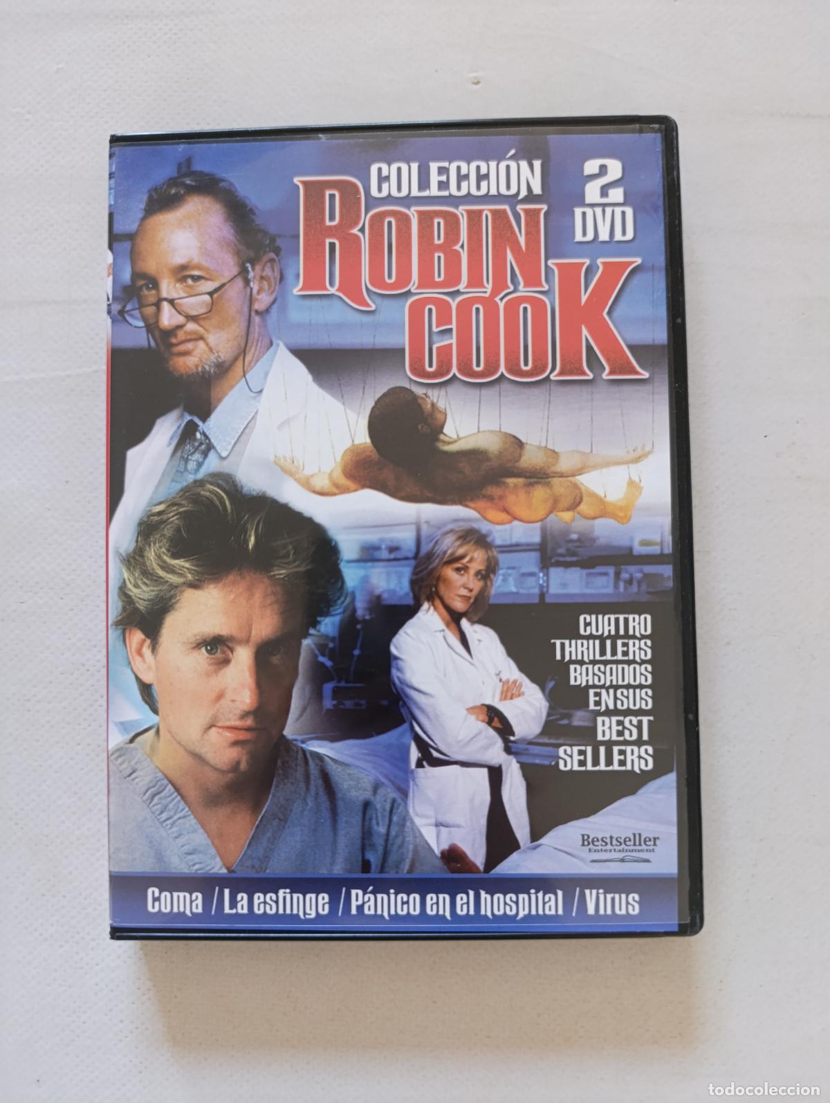 Cine: DVD COLECCION ROBIN COOK - 2 DVD'S - COMA / LA ESFINGE / PANICO EN EL HOSPITAL / VIRUS (W3w)
