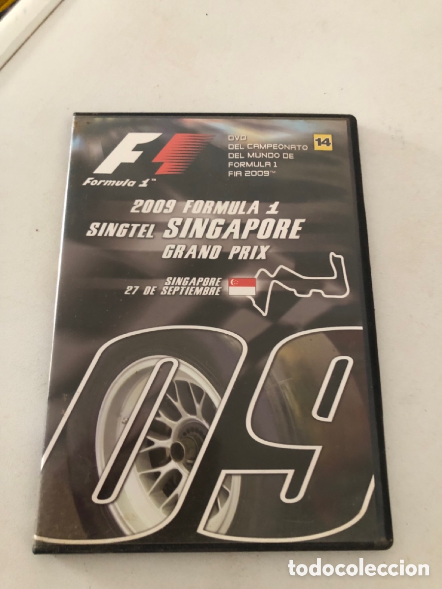 Cine: F&oacute;rmula 1 Singapore Grand Prix 2009 Dvd Caja Fina