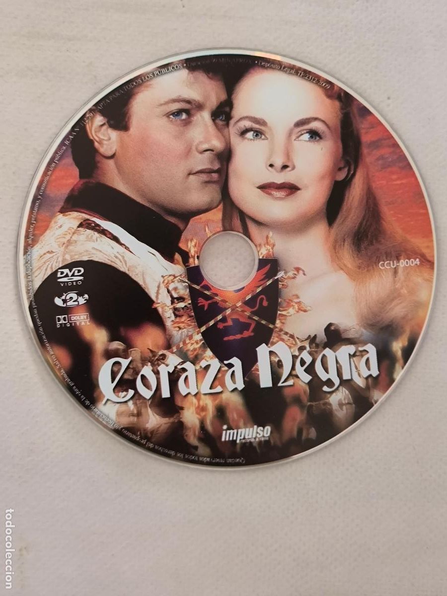Cine: DVD CORAZA NEGRA - SOLO DISCO (018B)