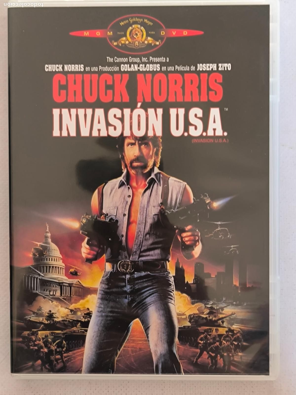 Cine: DVD INVASION U.S.A. - INVASION USA - CHUCK NORRIS (V3)