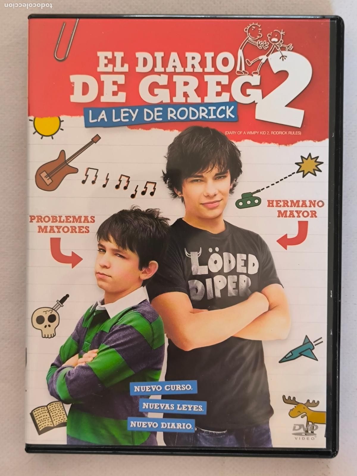 Cine: DVD EL DIARIO DE GREG 2 - LA LEY DE RODRICK (V3w)